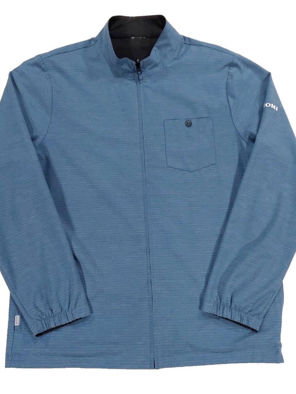 Travis Mathew Mens XL Jacket Power Surge Reversible Meiomi Wines Golf Blue/Black
